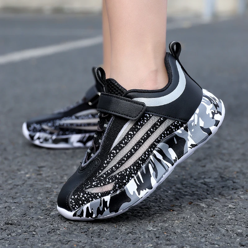 

Fashion Children's Sneakers Students Tennis Training Shoes Boys Girls Breathable Mesh Running Shoes Kids Soft Sole Casual Shoes