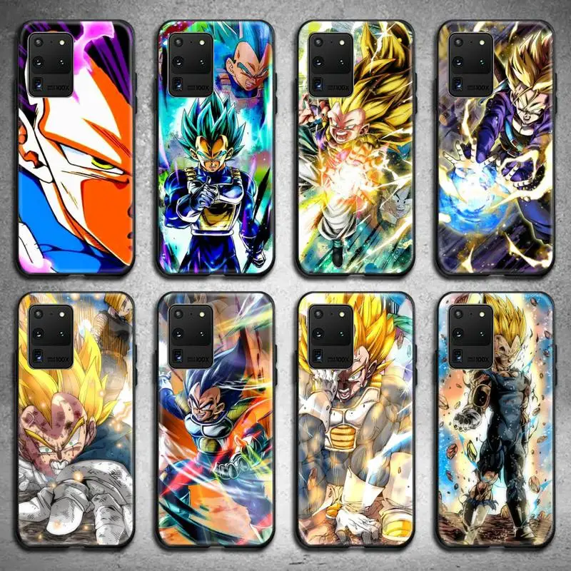 

Dragon Ball Z Vegeta Phone Case For Samsung Galaxy S21 Plus Ultra S20 FE M11 S8 S9 plus S10 5G lite 2020