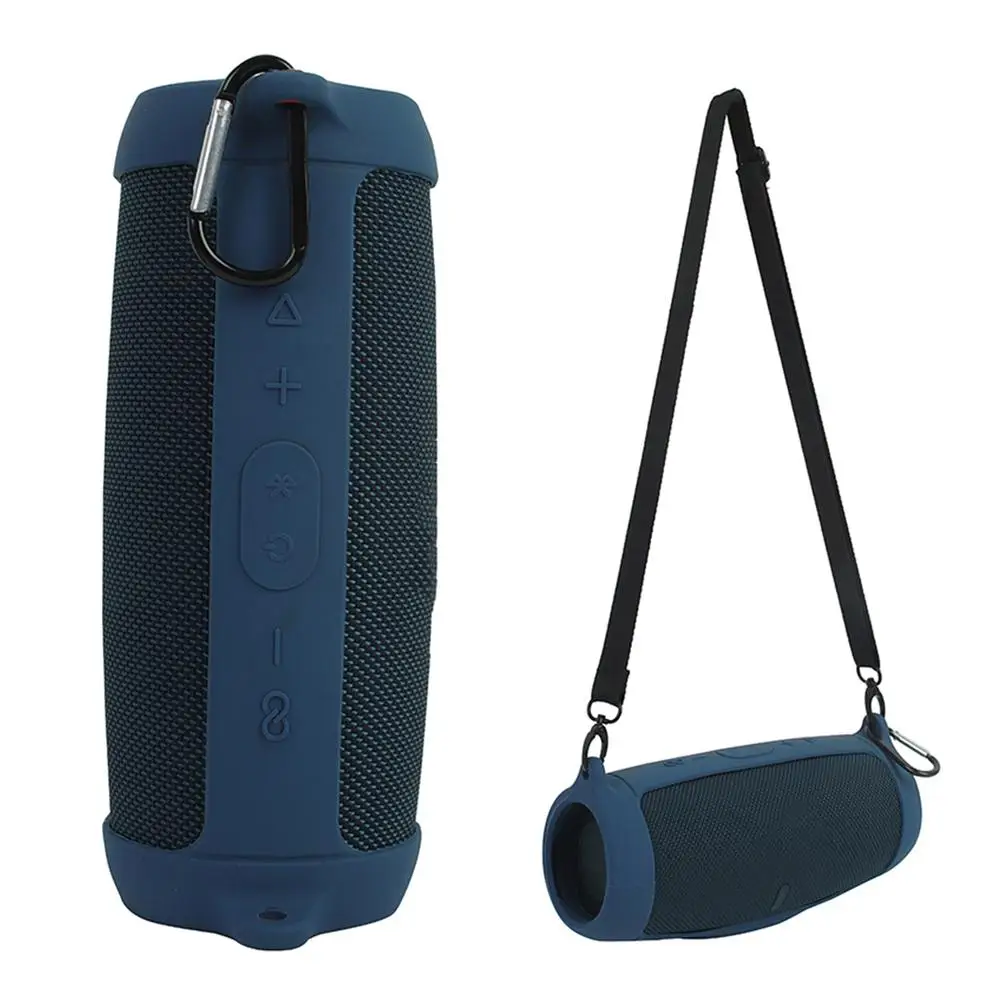 Мягкий силиконовый защитный чехол с плечевым ремнем для J BL Charge5 Bluetooth-совместимый динамик
