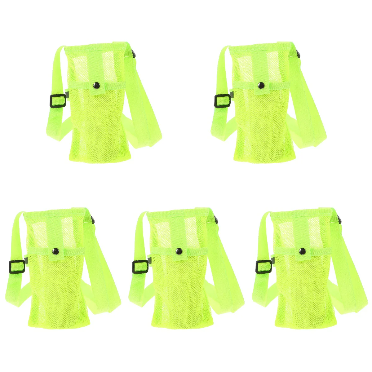 

5pcs Outdoor Kettle Mesh Bag Protection Bottle Holder Kettle Bag