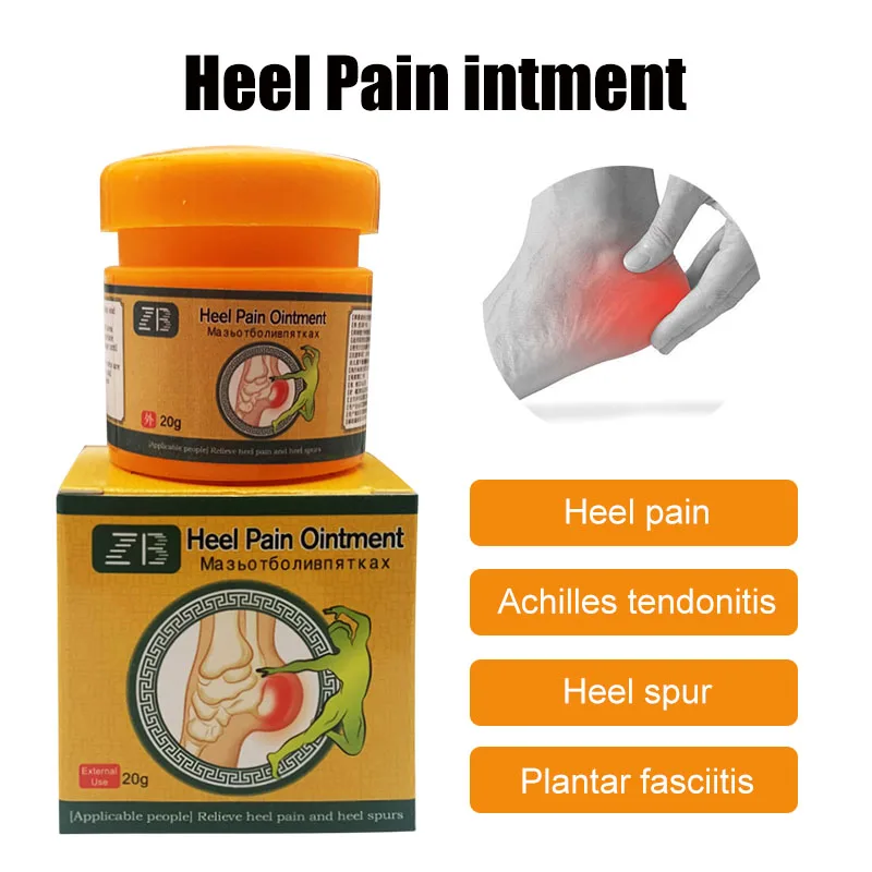 ZB пятка мазь для снятия болевых ощущений ног фасциит Achilles Tendonitis крем артрит