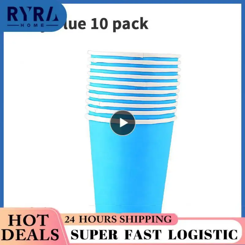 

7.5 Oz Disposable DIY Party Colored Paper Cups Suitable For Holiday Wedding Office Outdoor Activities