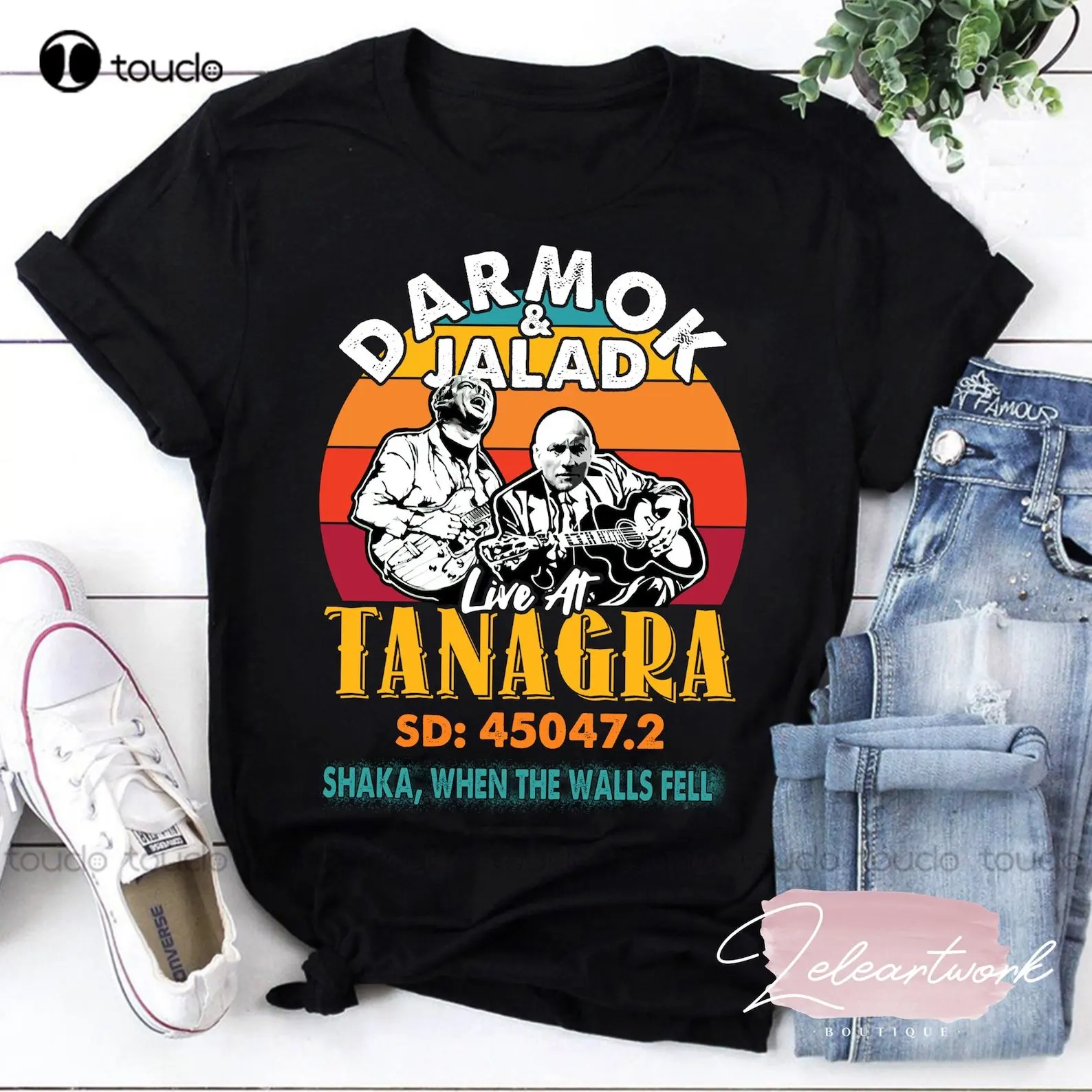 Darmok And Jalad At Tanagra September 1991 Vintage Funny T-Shirt Funny T Shirts Printed Tee Custom Gift Xs-5Xl Streetwear