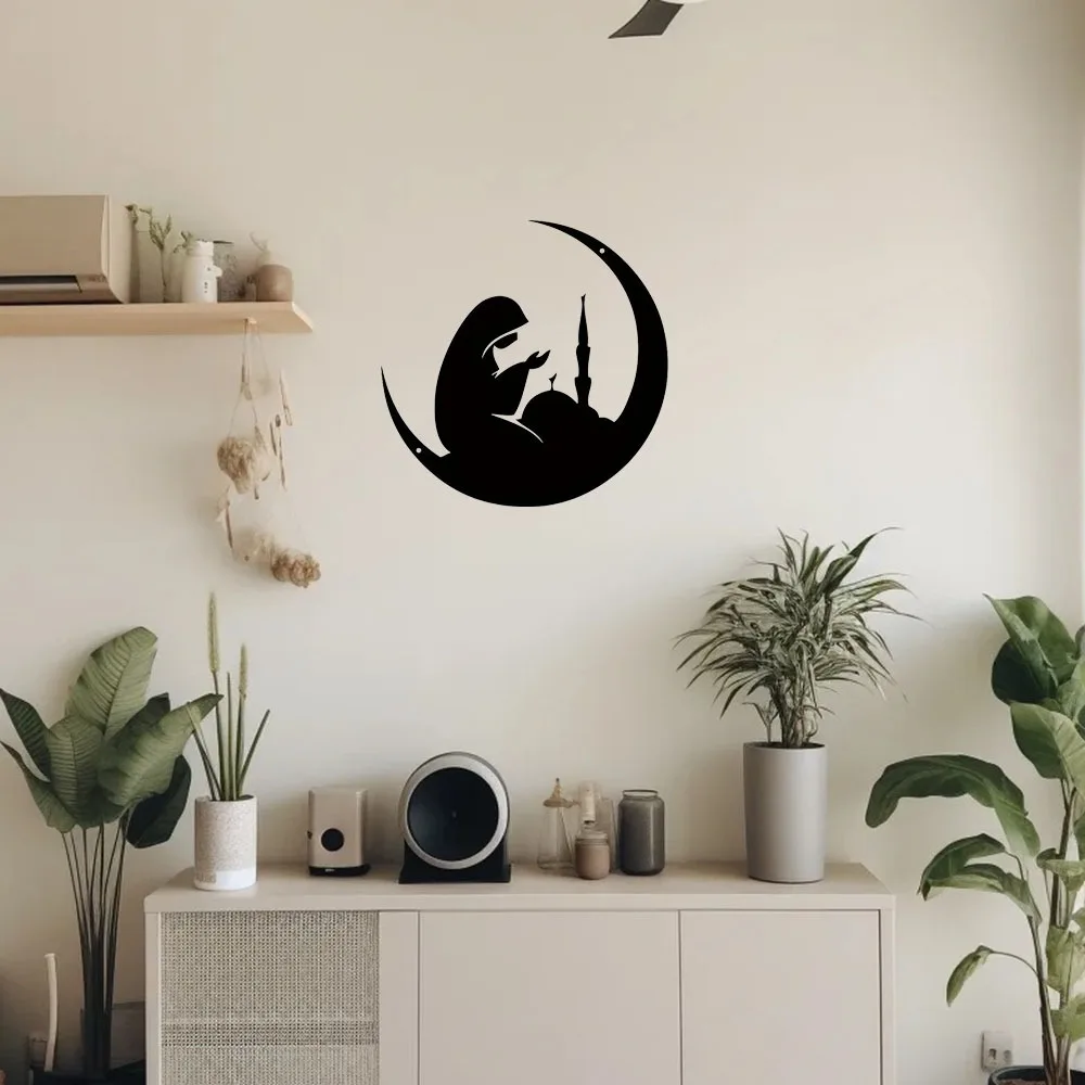 1 шт. женское настенное украшение в форме полумесяца