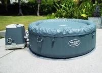 Надувной джакузи, такой можно поставить на даче, как раз после бани#5