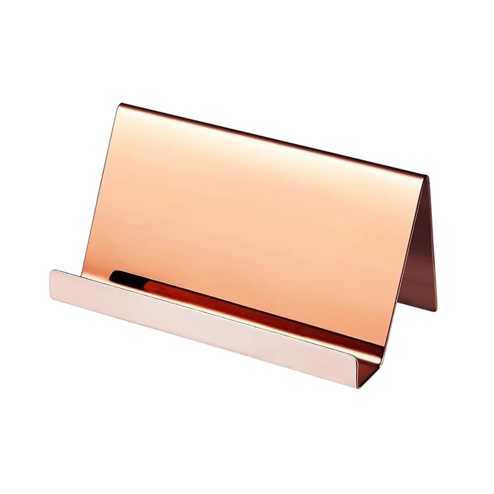 

Business Holder Stand Display Desktop Collection Stainless Steel Wedding Place Card
