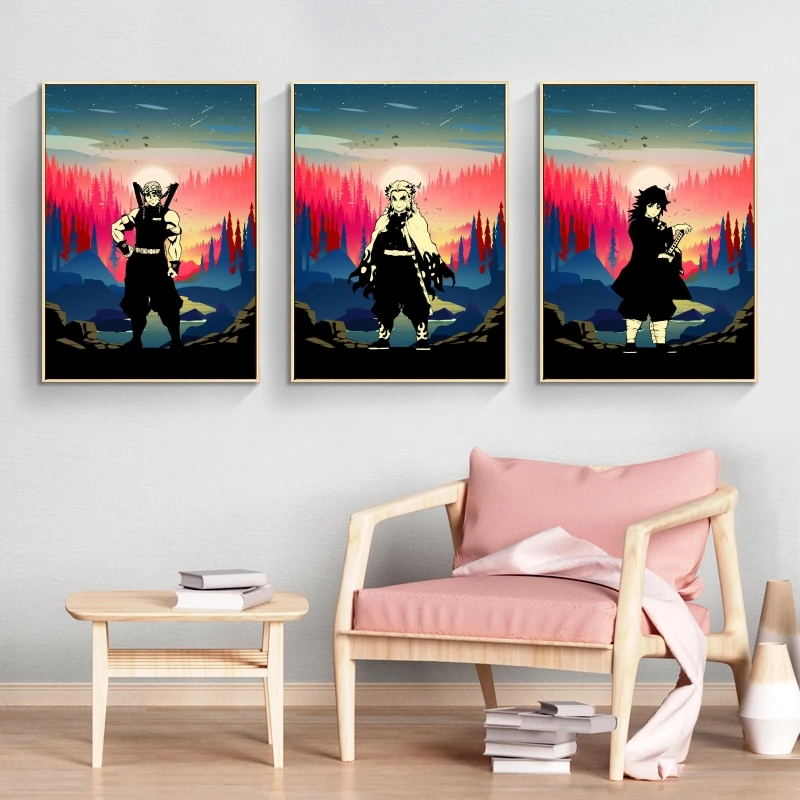 

Poster And Painting Demon Slayer Tomioka Giyuu High Quality Art Decorative Room Home Kid Action Figures Cuadros Best Gift
