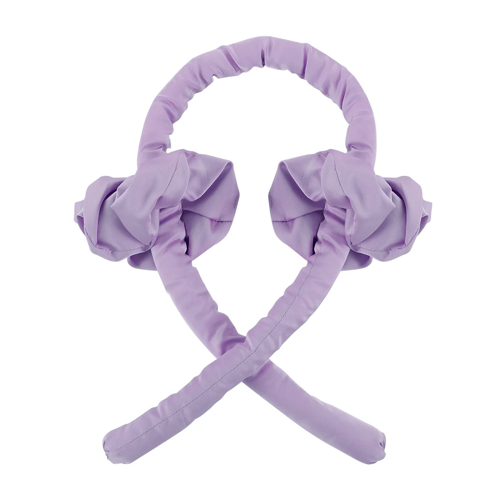 Лента для завивки волос с зажимом из пены без тепла многоразовая портативная