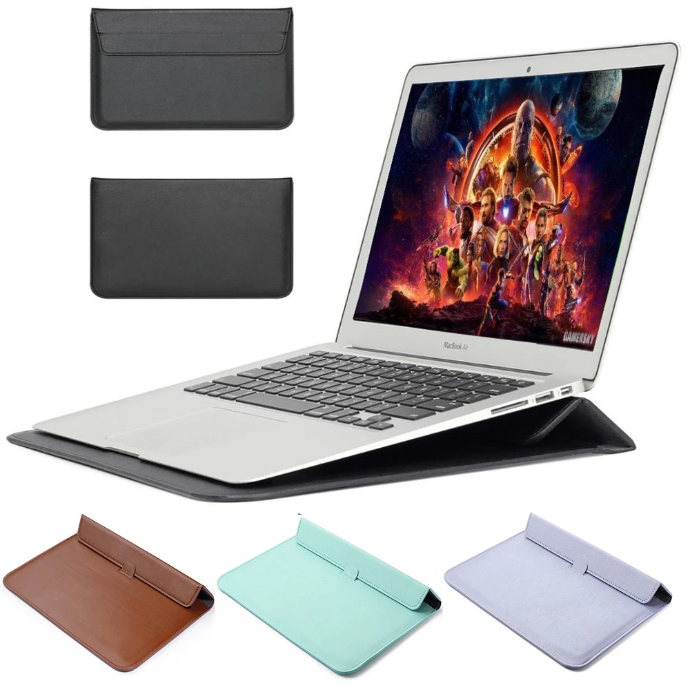 

Новая сумка для ноутбука Macbook M1 Chip 2020 Pro A2338 A2251 A2179 для Air Pro Retina 11 12 13 15 16 дюймов, чехол для ноутбука из ПУ