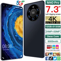 world premiere phone for huawei mate 40 pro 7 3 inch 5g smartphone with 12gb512gb large memory cellphone huawei mobile phone