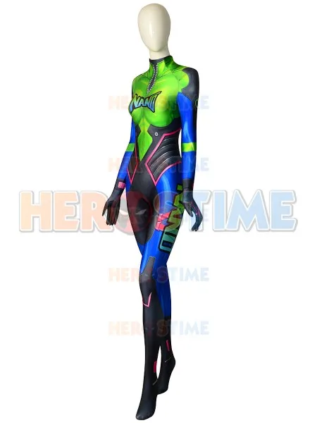 Женский комбинезон для косплея D.Va Nano Cola из спандекса с супергероями Zentai