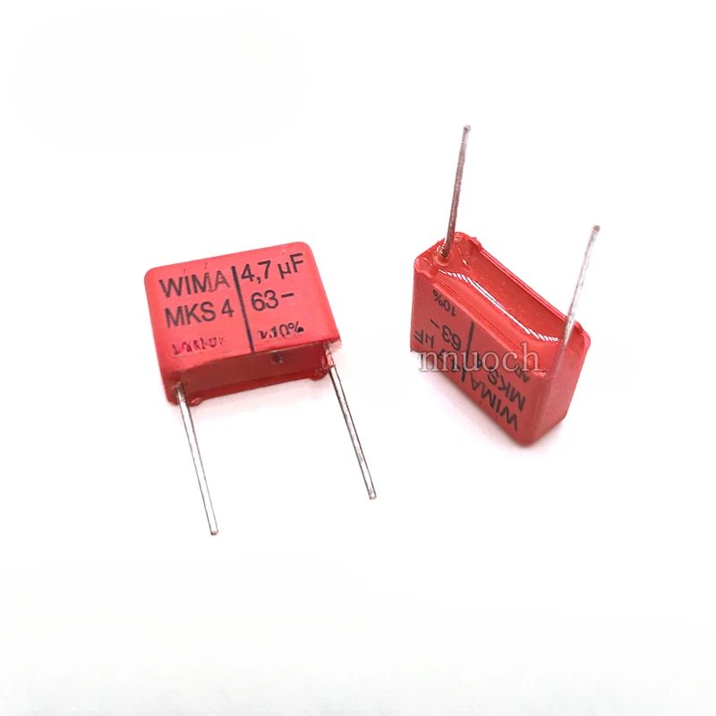 5 шт./20 шт. WIMA MKS4 4 7 мкФ 4U7 63 в 63В 4.7мкф фольгированный пленочный конденсатор 4700нф 475