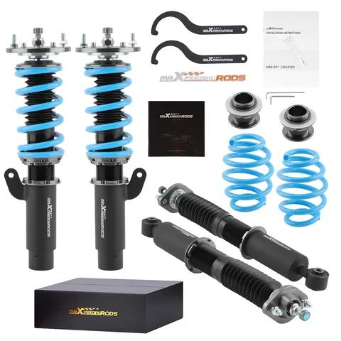 Комплект стоек для койловеров MaXpeedingrods T6 подходит для BMW E46 320i 323i 325i 328i 98-06 RWD