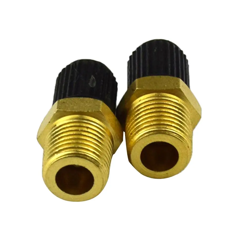 2x 1/8" NPT MPT латунный воздушный компрессор заправочный клапан пресс Schrader