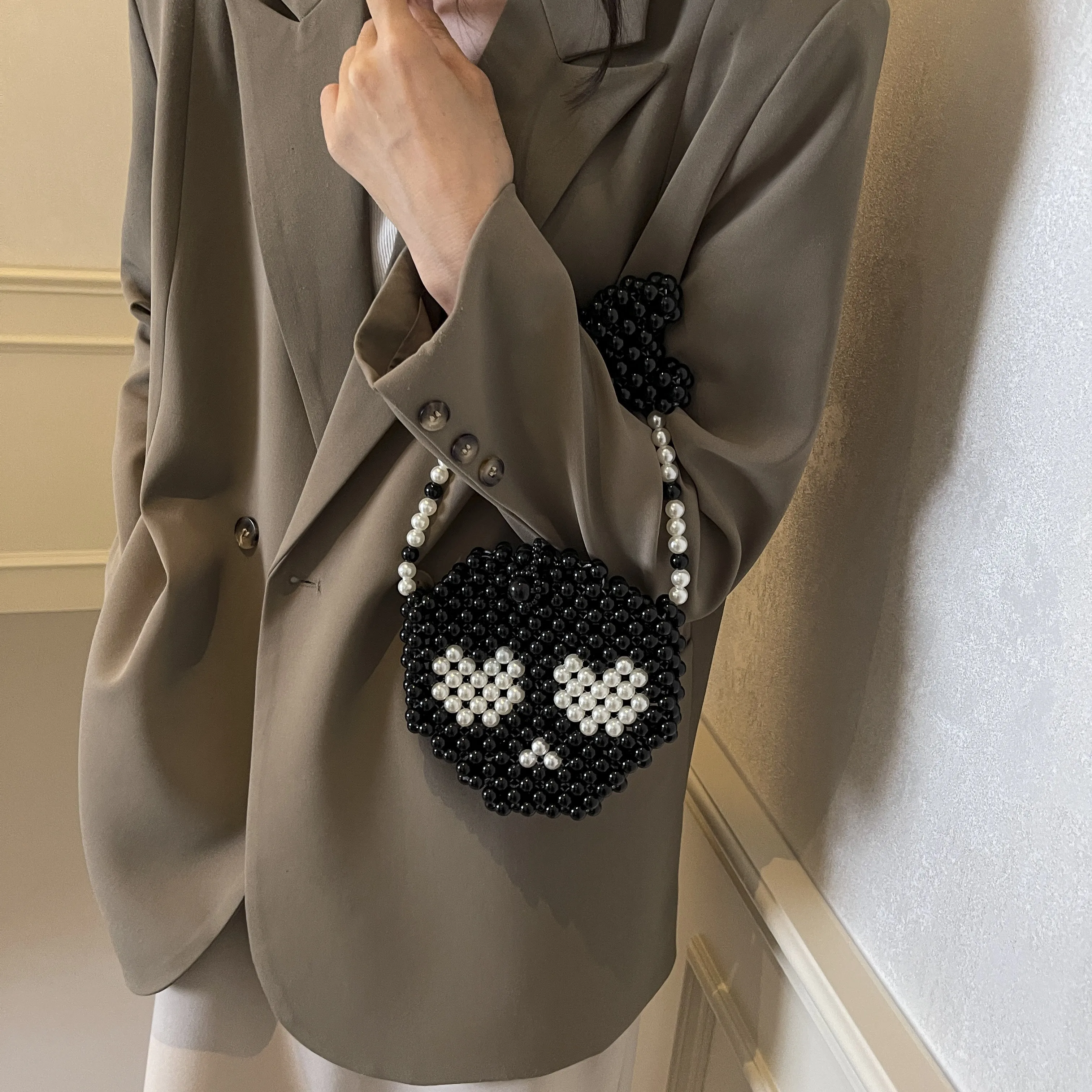 Женская милая сумочка с бантом искусственный дизайн стиль подходит для банкетов