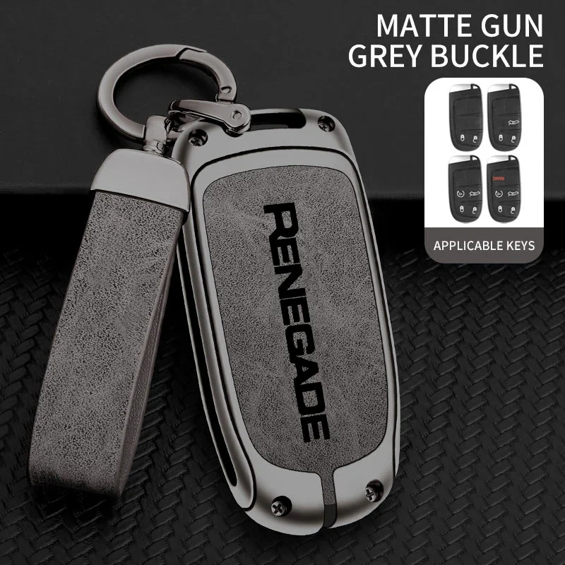 

Умный автомобильный брелок для дистанционного ключа из цинкового сплава, оболочка-держатель для Jeep Renegade, защищенный брелок для ключей, аксессуары для интерьера автомобиля