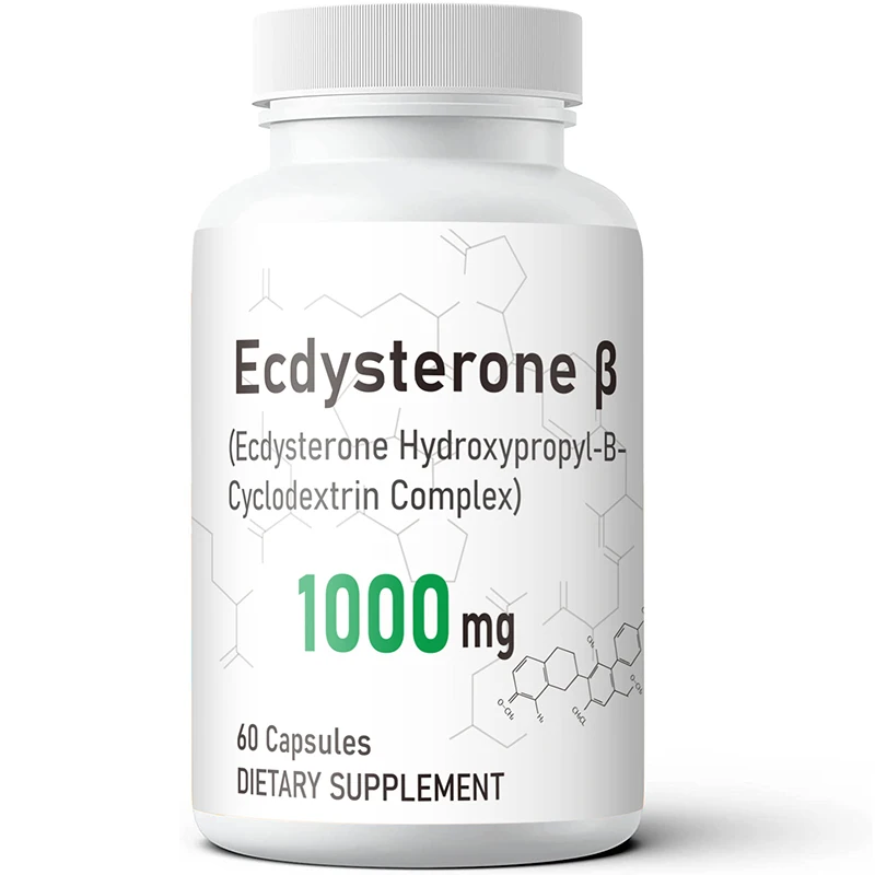 

1 Bottle Ecdysterone Capsules 60 Pills Support Muscle Development Increase Physical Strength Promote Lipid Metabolism