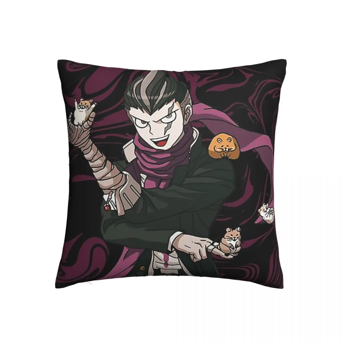 

Подушка для объятий Gundham Tanaka, детская игрушечная подушка для рюкзака Danganronpa, домашняя декоративная подушка для самостоятельного украшения автомобиля