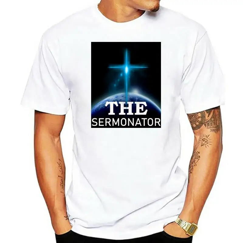Sermonator Paster Gift For Preacher Men Product T Shirt Outfit Round Neck Short Sleeve Normal Fashion Designer Summer