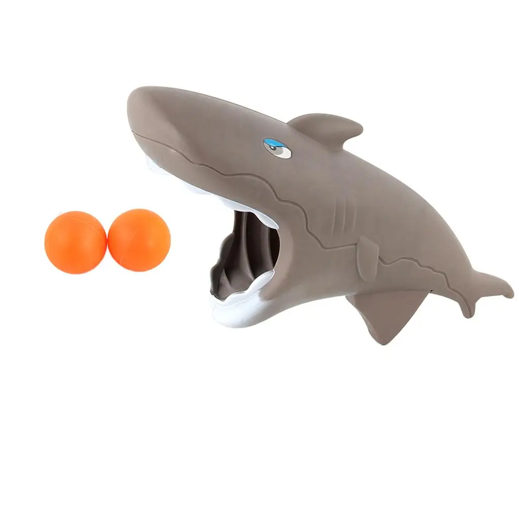 

Cartoon Grey Sharks Ball Shooting Toy Animal Popper Kids Birthday Gift