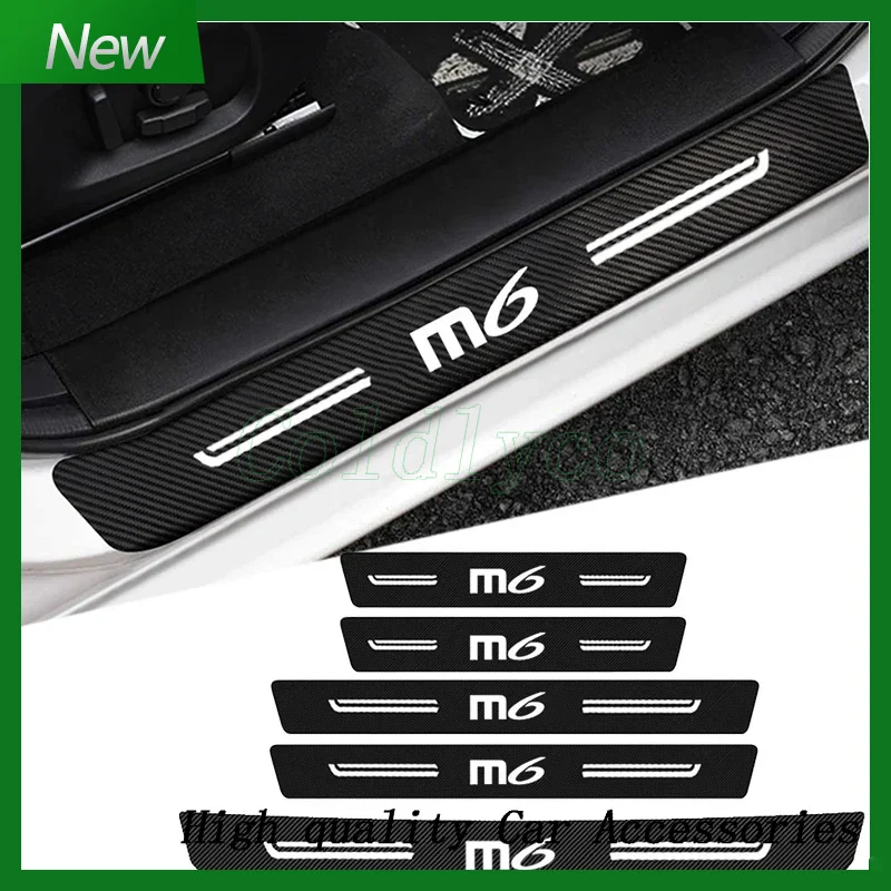 Автомобильная лента для порога защитная накладка на порог 6 M6 буквенный логотип
