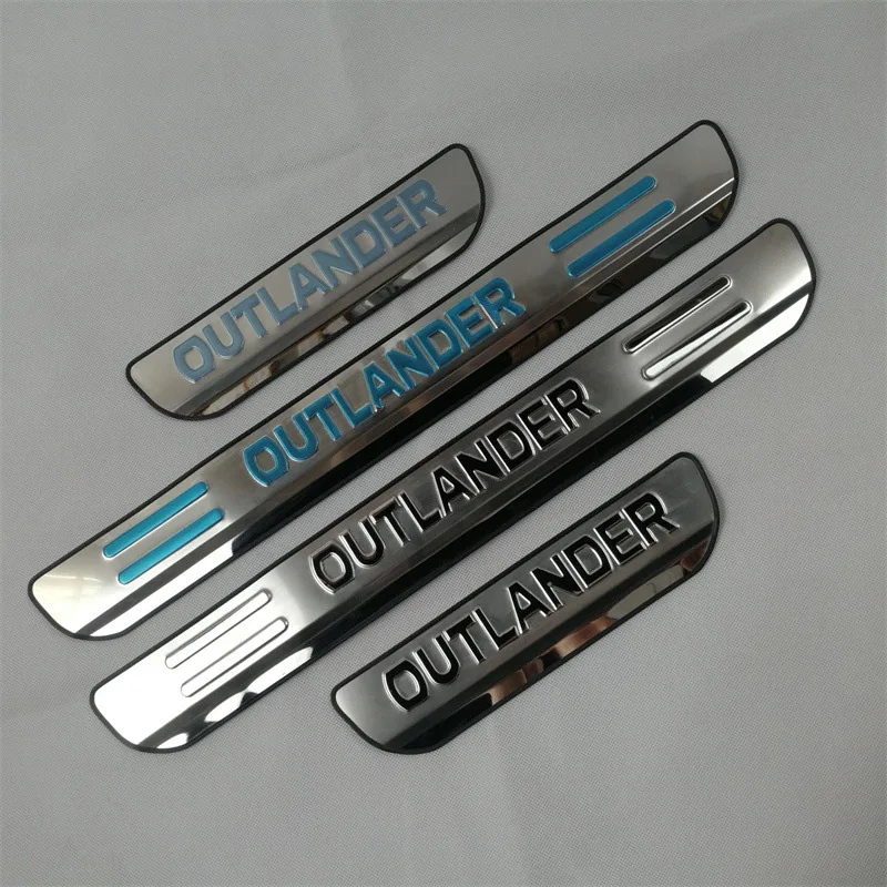 

Накладка на порог для Mitsubishi Outlander 2013-2014 2015 2016-2017-2018 2019 2020 2021