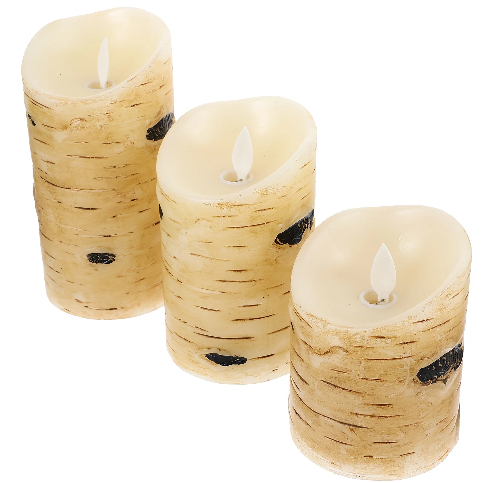 

1 Set Flickering LED Light Tree Bark Light Decorative LED Light