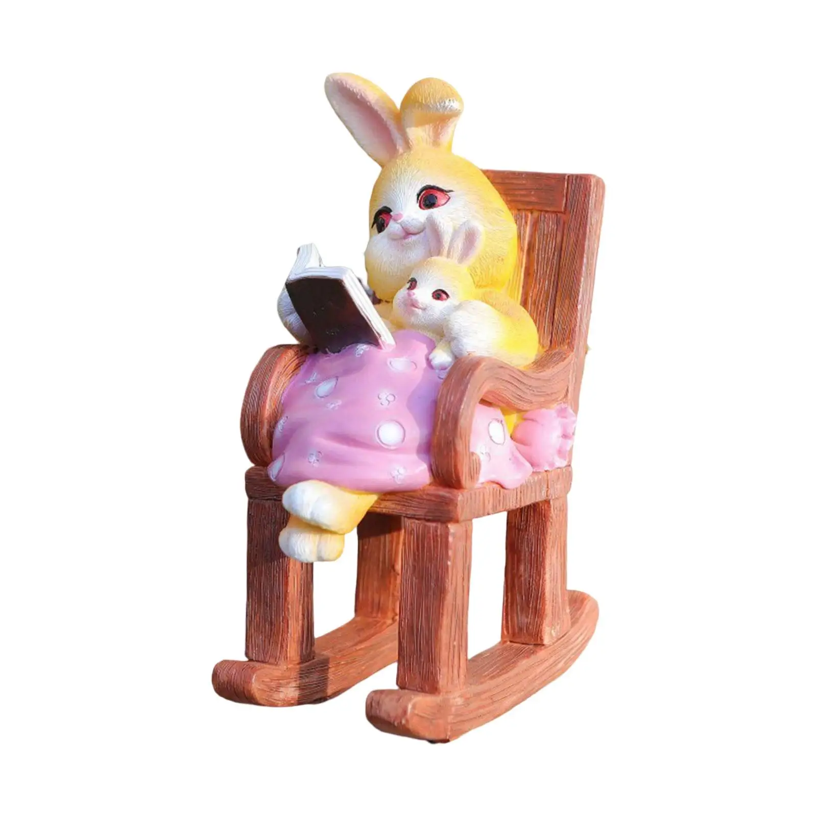 

Статуэтка кролика для родителей и детей, статуэтка животного из смолы, симпатичные кролики, скульптура для дома, улицы, двора, сада