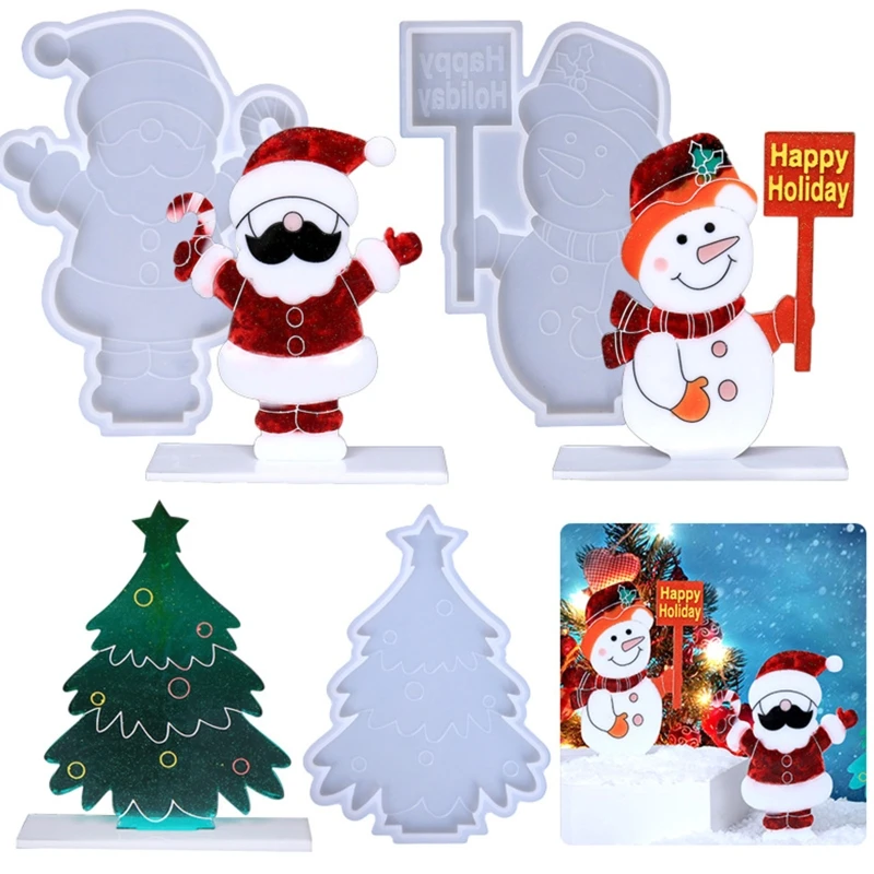 

Silicone Christmas Resin Casting Mold for Making Christmas Ornaments Epoxy Mold Christmas Epoxy Crafts DIY Decor Crafts