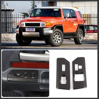 for toyota fj cruiser 2007 2021 car modeling glass lifting frame abs car interior modification accessories