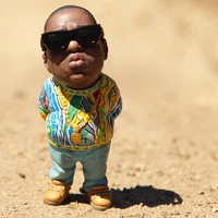 new conor tyson resin figure pop rapper star tupac figure cool hip hop guy desktop statue collection model doll home decoration