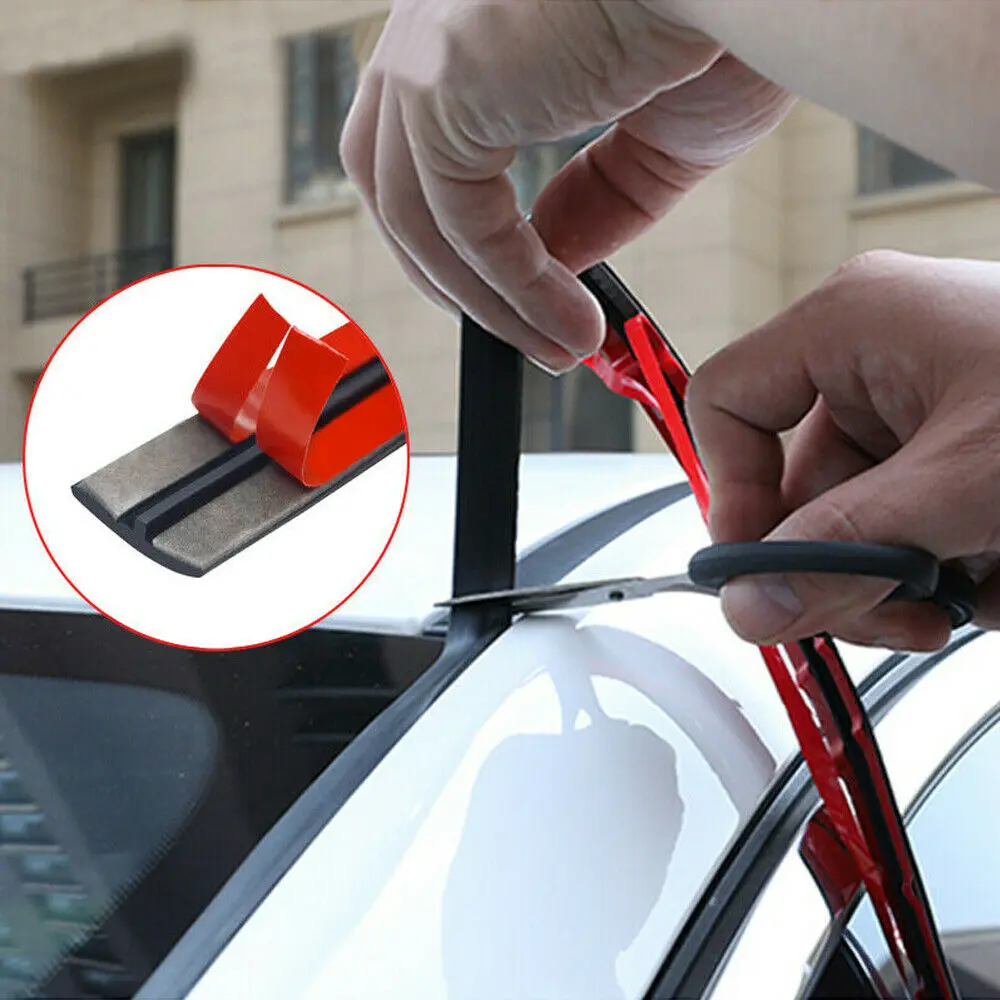 

Anti Shock Car Anti-collision strip Anti-collision Car Decorative Protect Strip Strip Nnovation Portable Pure black Use