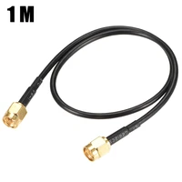 coaxial cable rg174 sma male to sma male rf coaxial adapter connector copper cable extension for wi fi antenna signal
