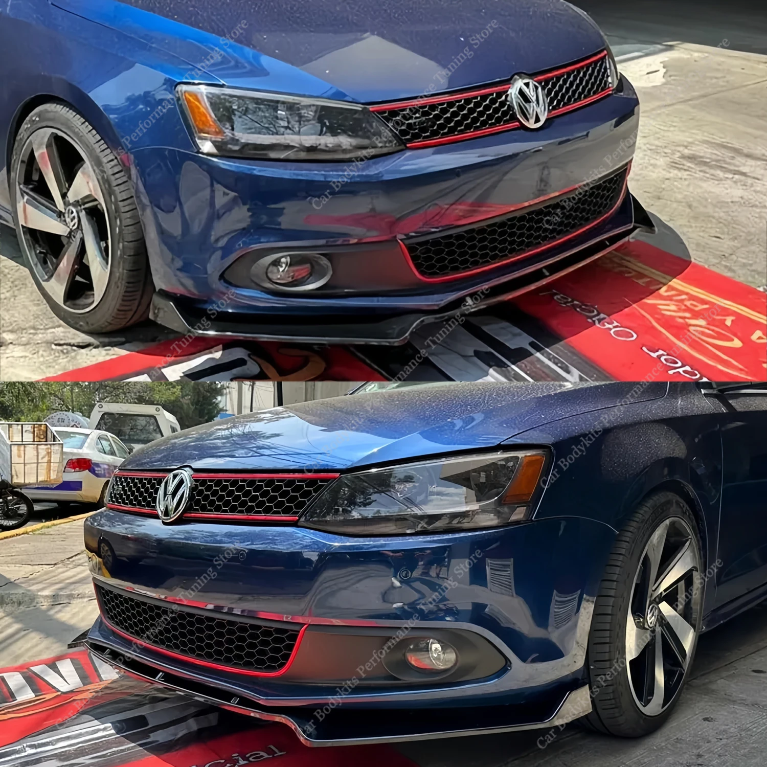 3 шт. передний бампер для VW Jetta MK6 Pre-Lci 2011-2014