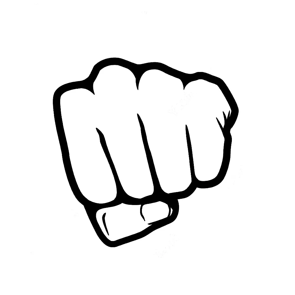 

Parmaklarını Sıkmış The Way Standing Punch hand 18cm