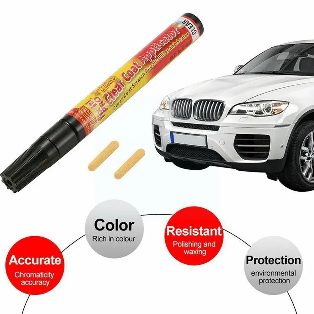 

Universal Car Coat Scratch Clear Repair Colorful Paint Pen Up Car Repair Pen Accessories Paint Care Maintenance Waterproof J9F5