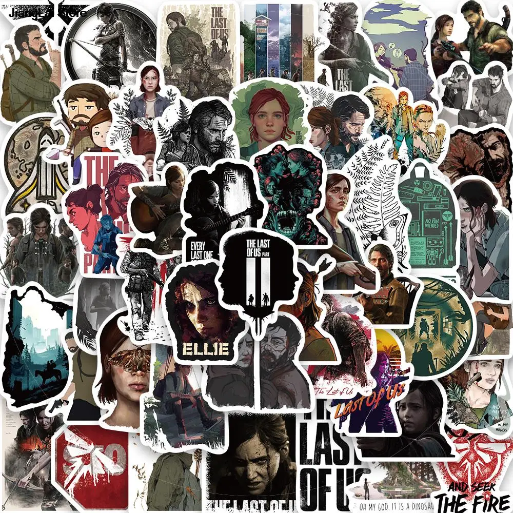 

10/50PCS The Last Of Us Sticker Decals for Fridge ​Luggage Laptop Cafe Living Room Bicycle Teens Gift Living Room Cafe Stickers
