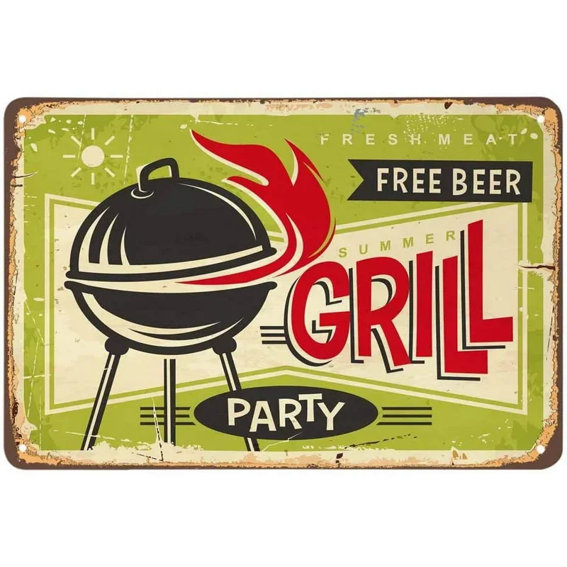 1 шт. металлические Плакаты для украшения бара ресторана кафе клуба