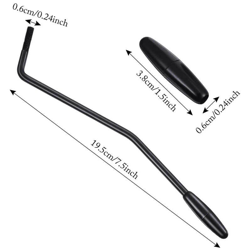 4 шт. 6 мм резьба фотоэлектрическая гитара фотоэлемент с наконечником для Stratocaster