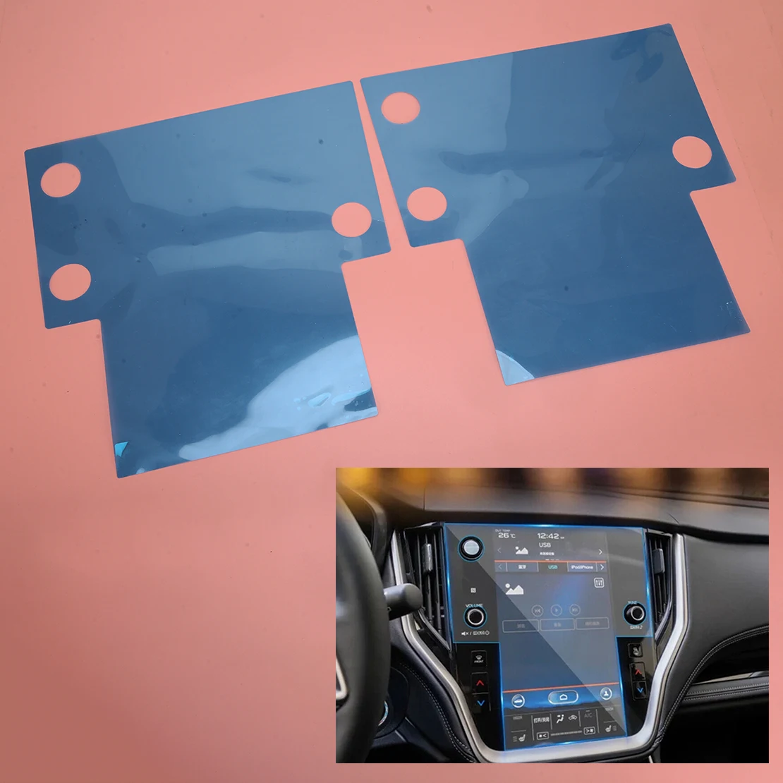 

2 шт., защитная пленка для автомобильного центрального навигатора, 11,6 дюйма, подходит для Subaru Outback 2020, 2021, 2022