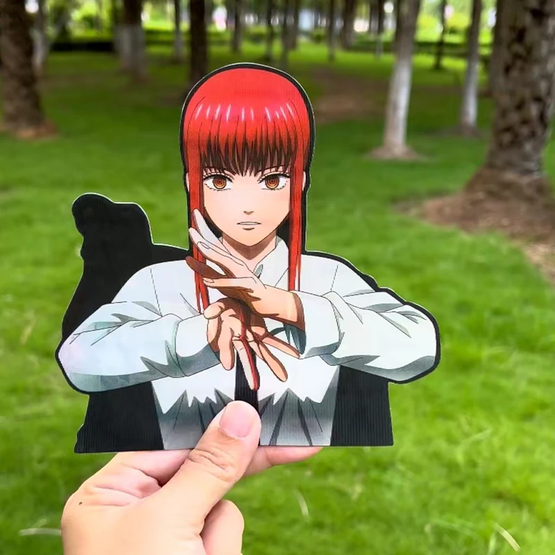 

Anime Chainsaw Man Makima Motion Refrigerator Stickers Waterproof Decals for Car,Laptop,Suitcase,Wall,Etc Toys Christmas Gift