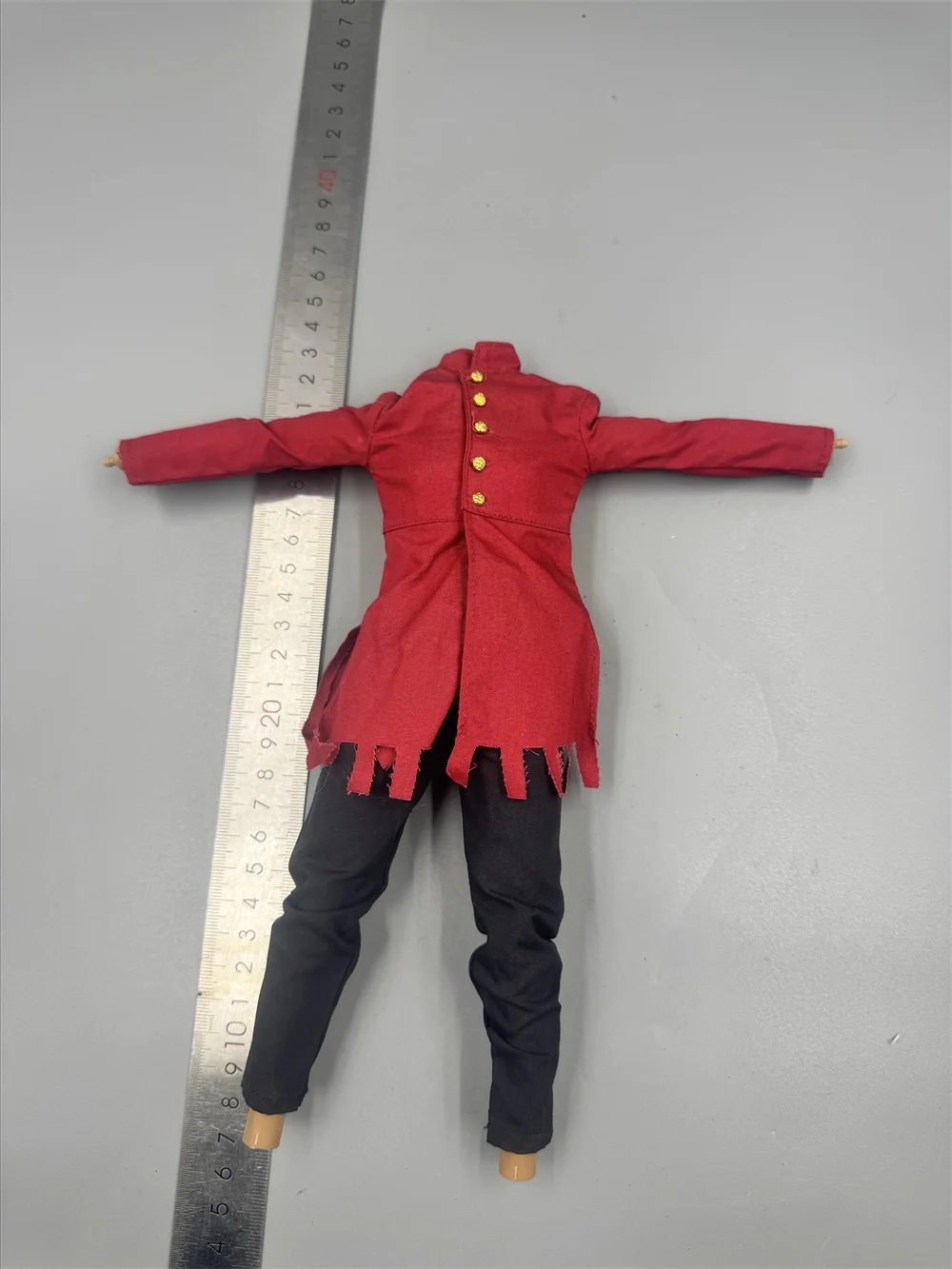 Фото HAOYUTOYS HHMODEOL COOMODEL Масштаб 1/6, винтажный костюм старинного воина-стражника с пальто для фигурки 12 дюймов №3