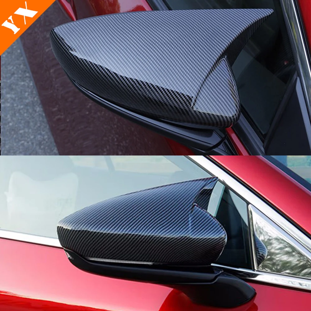 Боковое зеркало автомобиля, зеркальный хромированный карбоновый черный обрезанный наряд для Mazda MX 30 e-skyкнопки, аксессуары 2022-2023