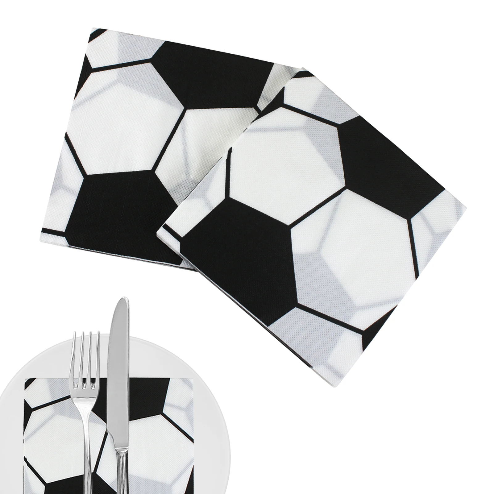 

3D футбольный мяч, столовая посуда на тему мира по футболу, бумажные салфетки, мягкие бумажные салфетки для футбольных игр