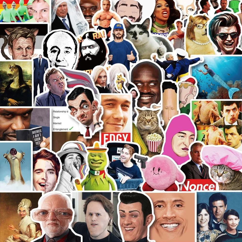 

10/50pcs American Drama Funny Expression Bag Graffiti Sticker DIY Suitcase Skateboard Car Motorcycle Waterproof Wholesale