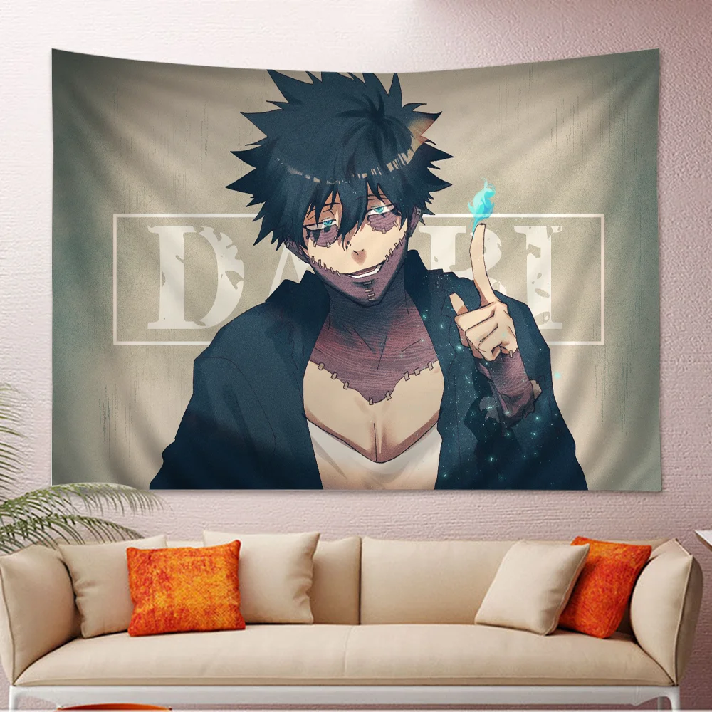 Гобелен My Hero Academia Dabi - Богемный Хиппи Настенный Подвесной Полиэстер Хлопок