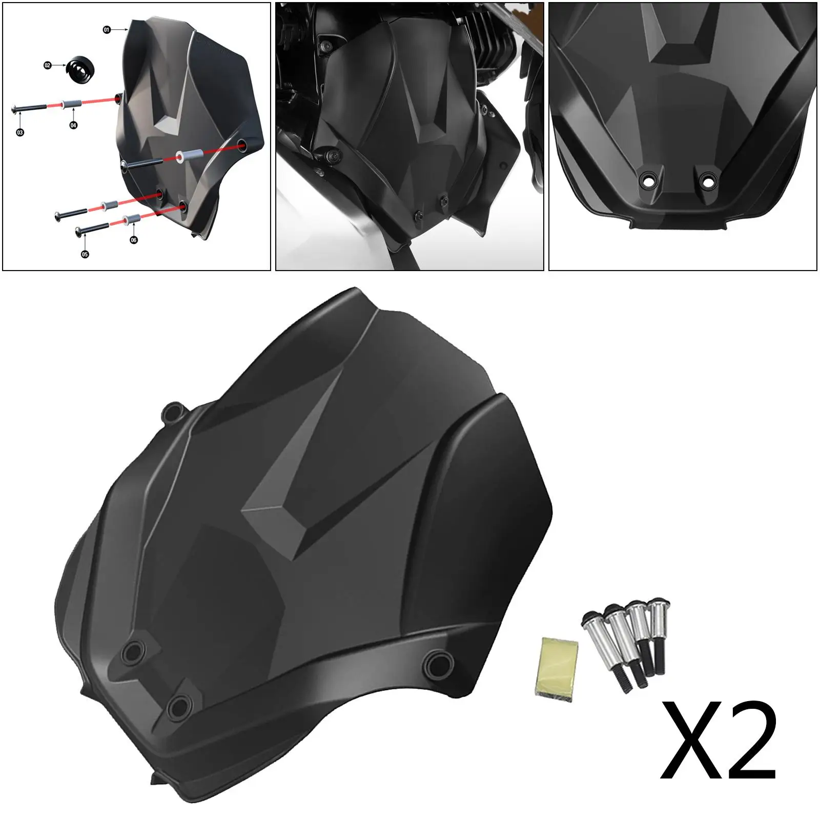 

2x передний корпус двигателя мотоцикла для LC R1200R R1250RT