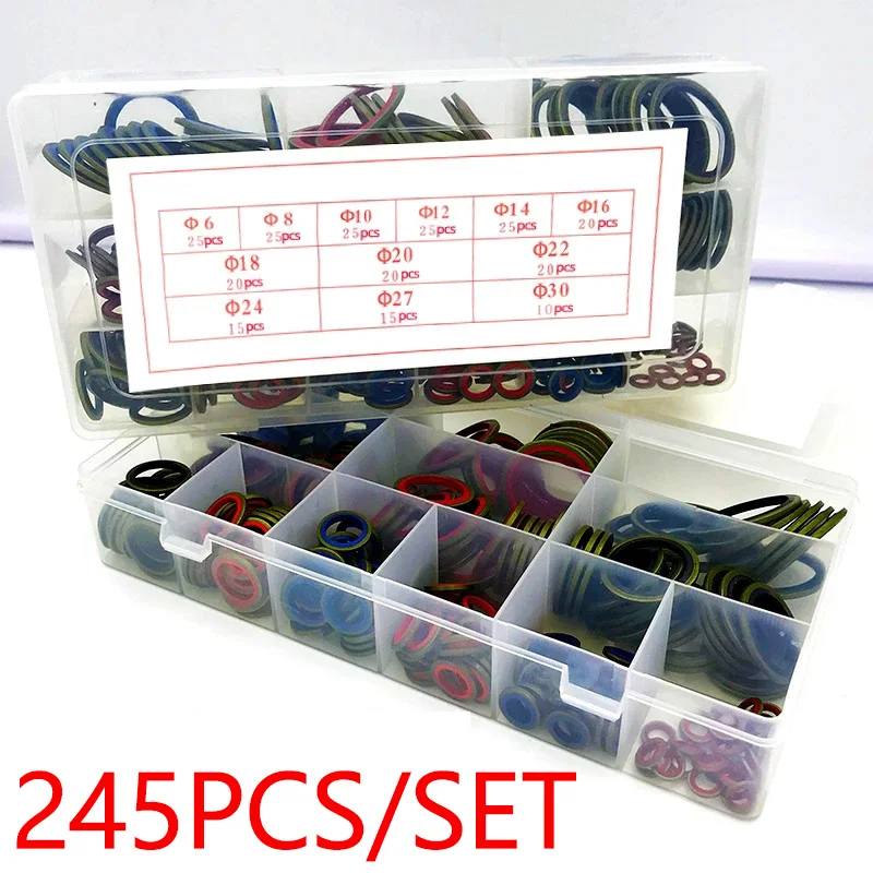 Уплотнительное кольцо масляной трубы комбинированное уплотнительное шайба из