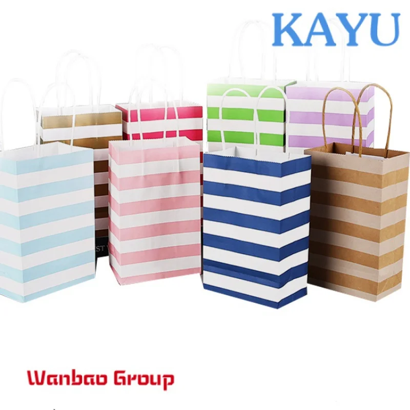 Waterproof Shopping Paper Packing Bag With Logo