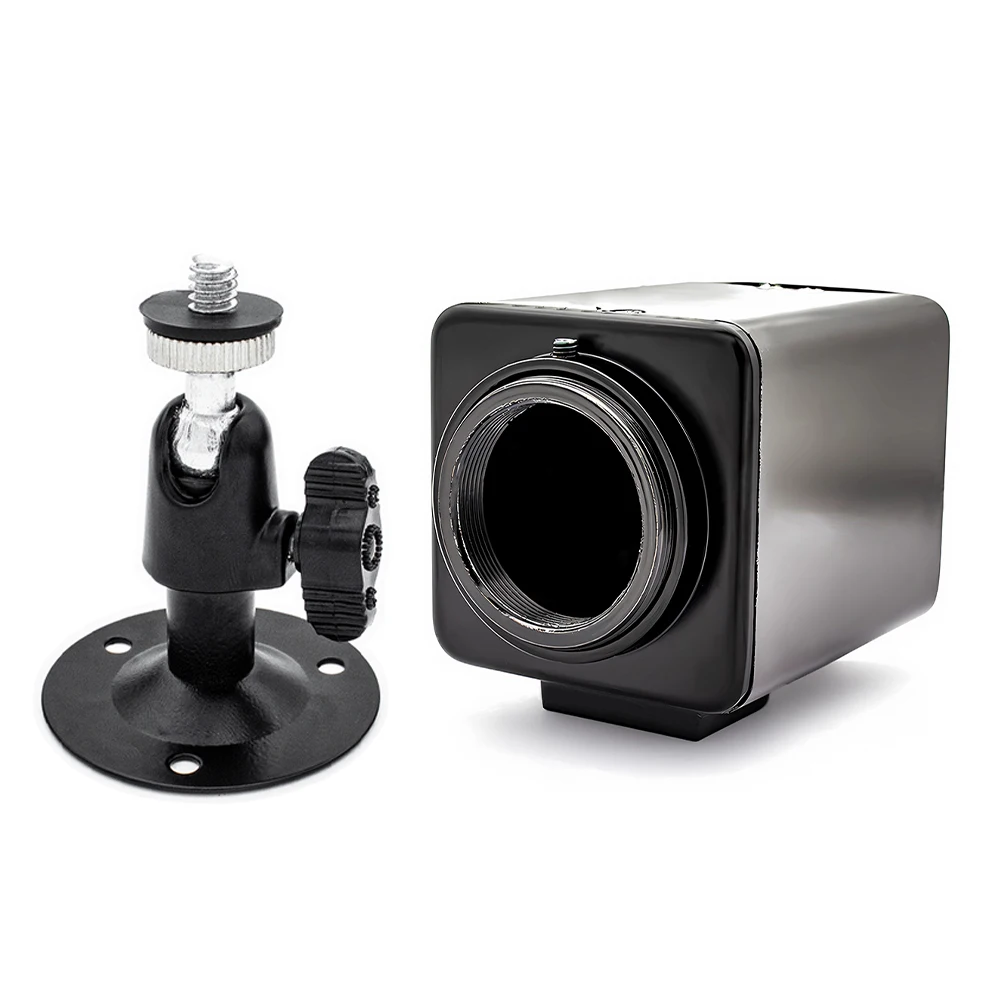 

Мини-металлические корпуса для IP-камеры видеонаблюдения, корпус камеры с креплением C/CS и адаптером M12, подставка для камеры, модуль печатной платы камеры размера 38x38 мм